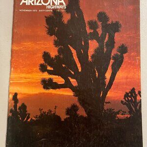 Arizona Highways Magazine November 1973 Vintage Travel Photography Joshua Tree